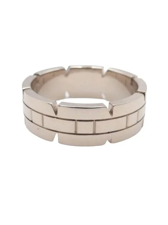 Cartier Tank Francaise White Gold 18K 60 Ring