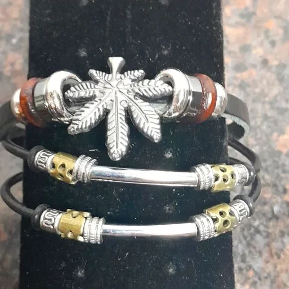 3 Strand Stainless Steel Bracelet...New