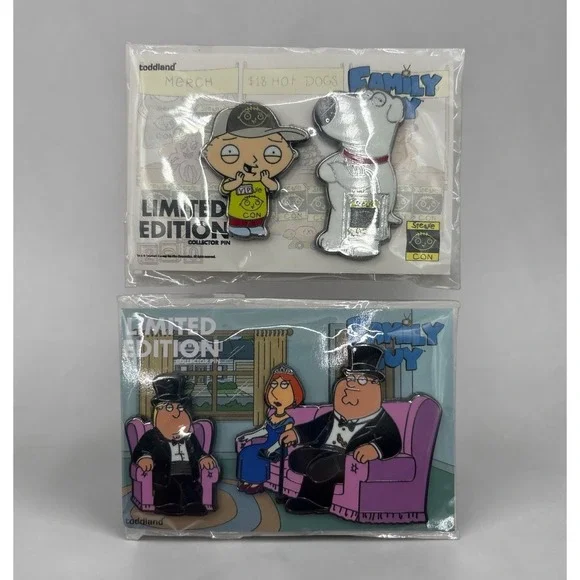 TODDLAND Family Guy‎ SDCC Brian/Stewie PETER/LIOS NEW!!