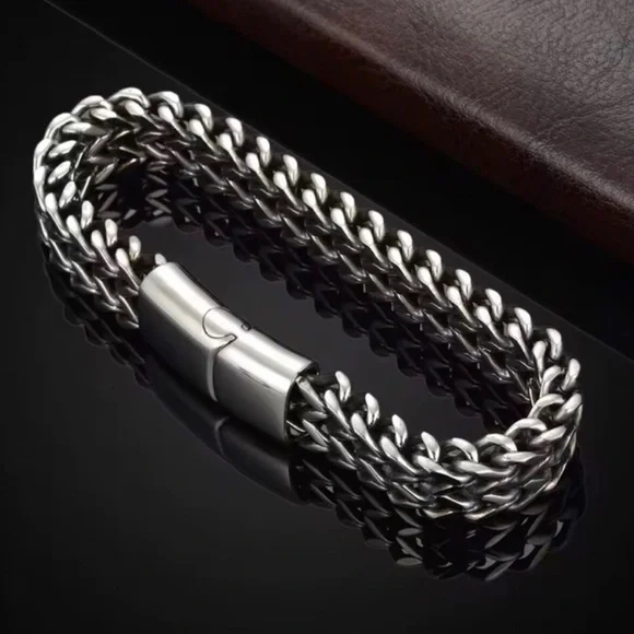 Stainless Steel Men’s Chain Bracelet