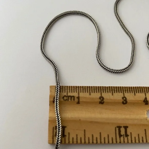 925 silver 21.5” 2mm necklace thick chain 21.5 inches Unisex