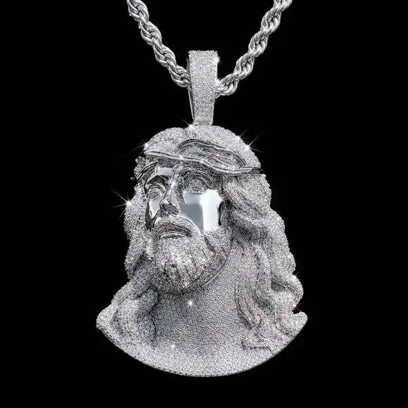Jesus Pendant W 24 Silver 77 A 6