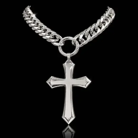 Title Chunky Silver Stainless Steel Ccba