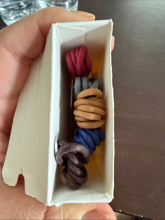 Leather Shoe Strings Set - Multicolor