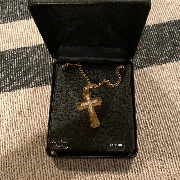 Mens stainless steel necklace