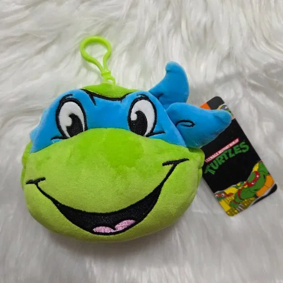 TMNT Leonardo Keychain Coin Purse