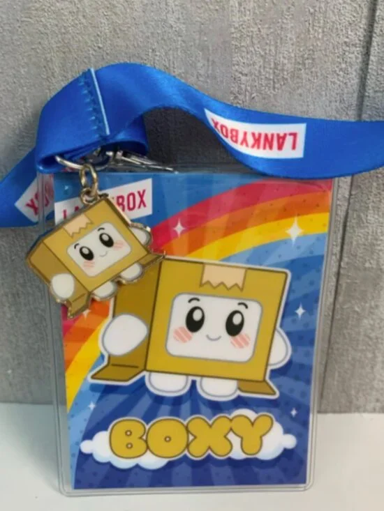 LankyBox Boxy Lanyard Charm Keychain