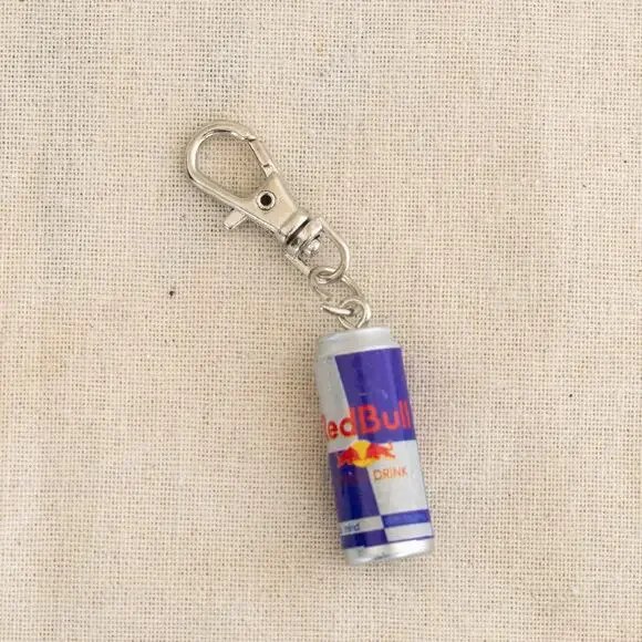 Y2K Red Bull Can Keychain – Mini Collectible, Lightweight, Brand New
