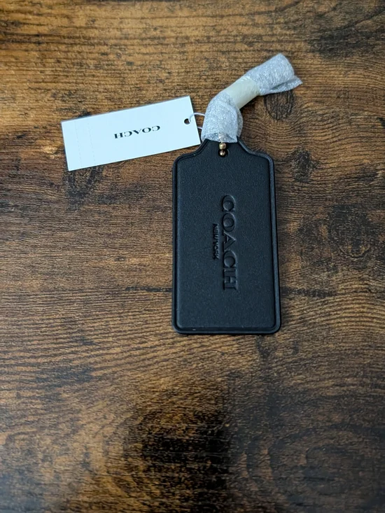 Coach Large Leather Hangtag