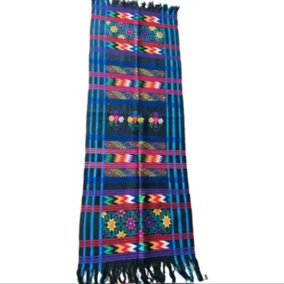 Vintage Handwoven Textile. Wall Tapestry, Table Runner