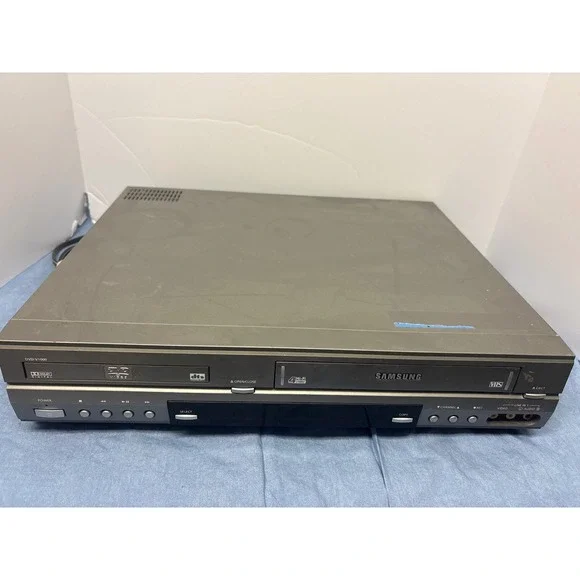 Samsung DVD-V1000 DVD VHS Dual Deck Player VCR Combo‎ no remote Hi-Fi Stereo