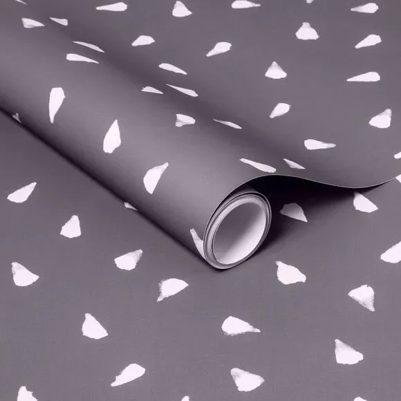 Scattered Seeds Peel & Stick Wallpaper Gray/White