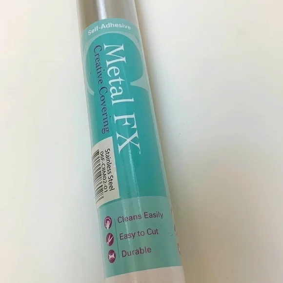 Con-Tact Stainless Steel Self Adhesive Roll Stainless Steel Unopened Roll