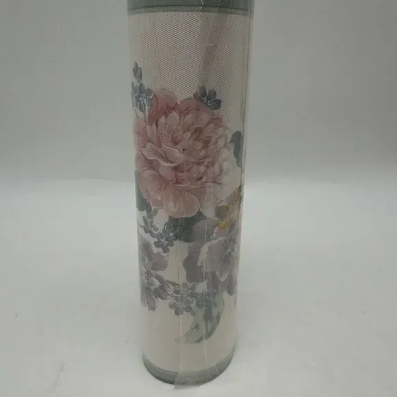 Vintage vinyl Wallpaper Border Roll Prepasted Cottage Core 5m