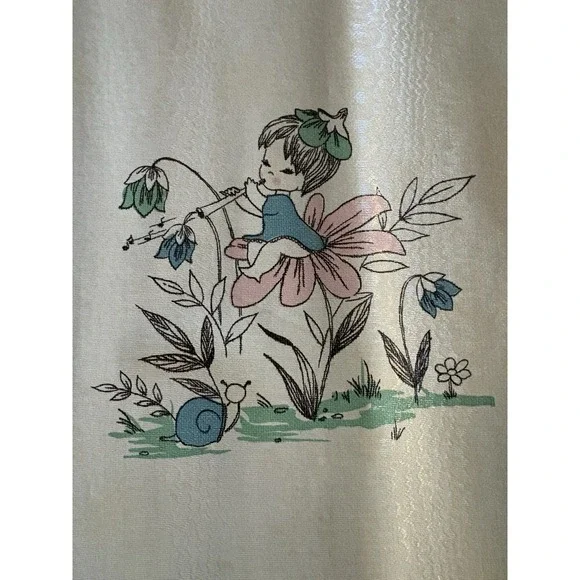 VTG Wallpaper Roll Plus Scraps‎ Whimsical Fairies & Animals 23