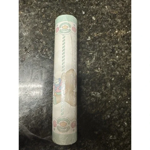 Vintage Bear Pastels Nursery Decor Border Wall Paper Roll New