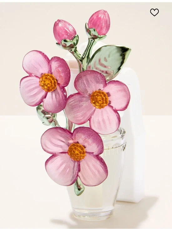 FRESH BLOOMS by B&BW, Scent Control Nightlight Wallflowers Fragrance Plug, NWT