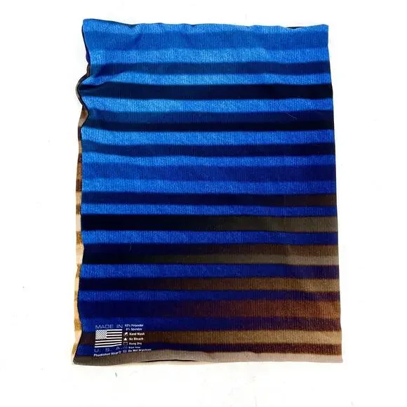 Phunkshun‎ Double Layer gaiter in blue orange stripe