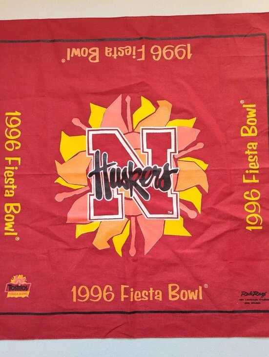 Nebraska Huskers Red 1996 Fiesta Bowl Wall Tapestry