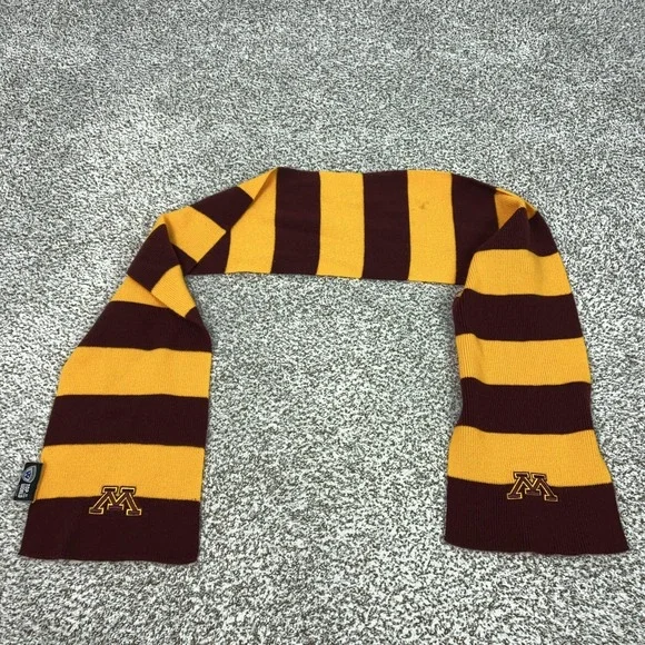 Minnesota Golden Gophers Scarf One Size Maroon‎ Gold NCAA Football Top Of World