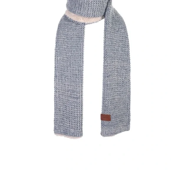 Blue Knit Scarf