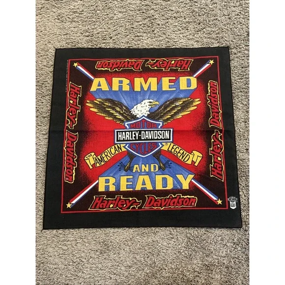 Vintage Harley Davidson Bandana 