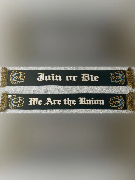 Philadelphia Union Join Or Die Soccer Scarf