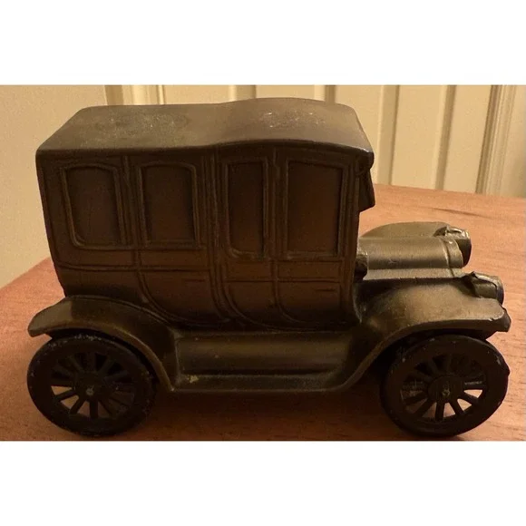 Vintage - Metal Car Coin Bank - 1912 Packard -‎ Bank Of Delaware 1970s