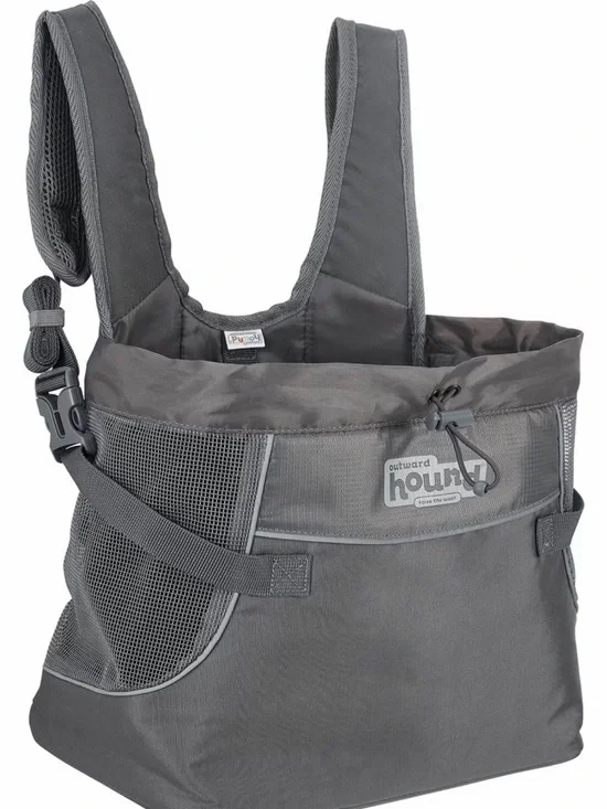 Outward Hound Gray Pet Front Carrier - Sling Style