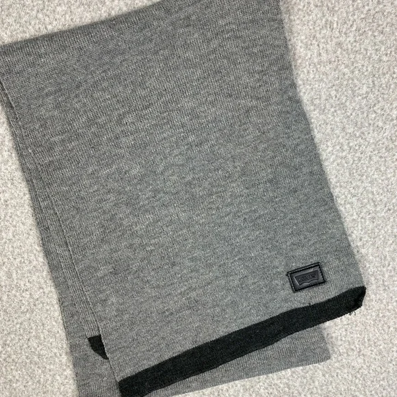 Levi’s scarf neutral minimalist edgy clean lines warm masculine OS