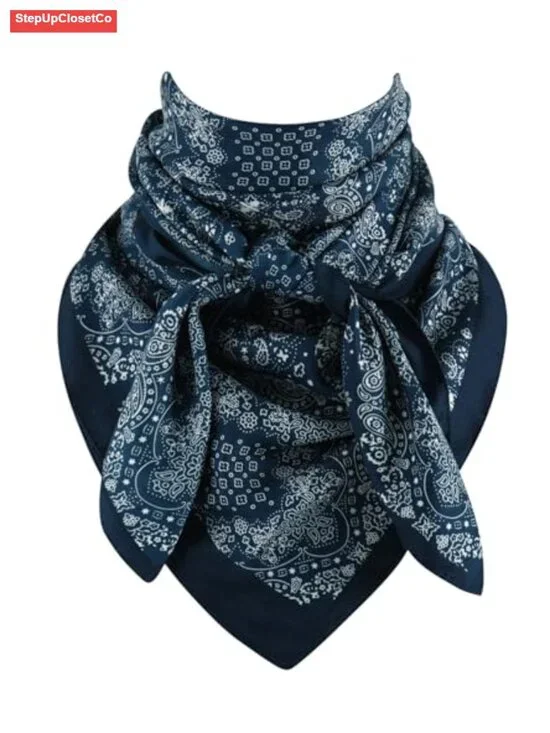 Extra Large Oversize Western Wild Rag Scarf Bandana Cowboy Neckerchief Shawl XL