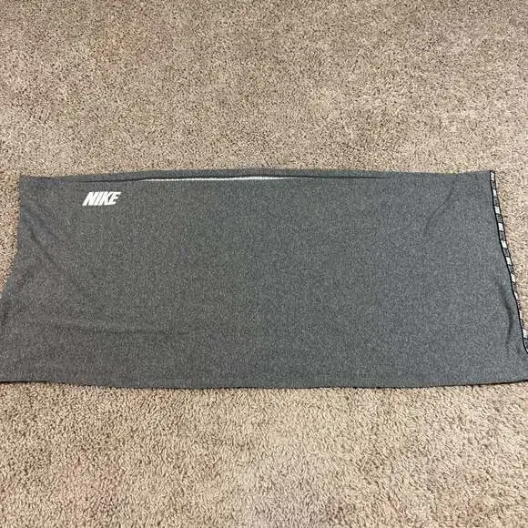 Nike Dri Fit Neck Gaiter Gray One Size Running Face Cover Winter‎ Thermal