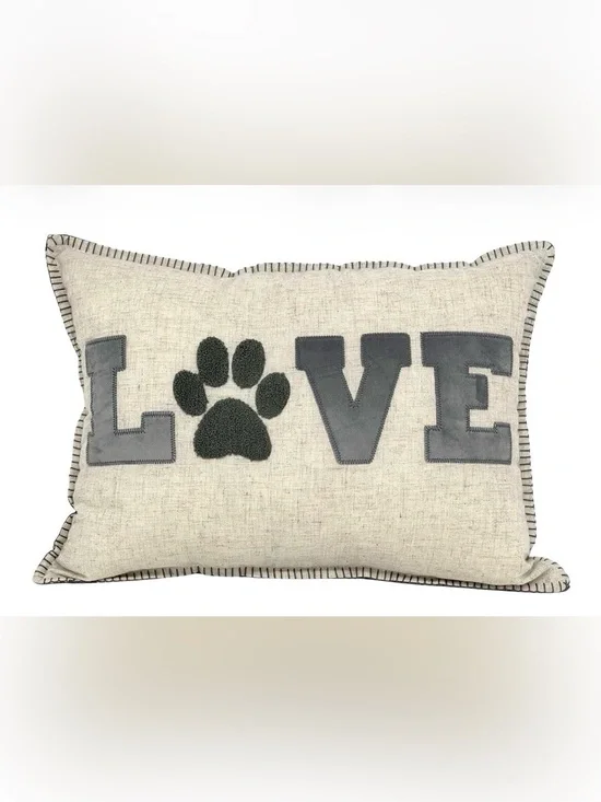 Dog Love Decorative Pillow NWOT 20x15
