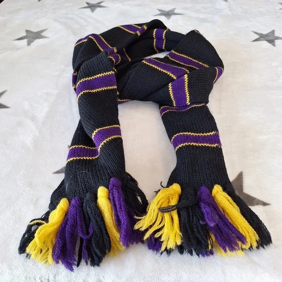 Vintage‎ 60s/70s College University 100% Virgin Wool The Six-Footer Scarf Mass