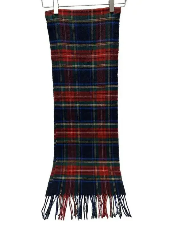 Men’s Cashmere Plaid Scotland Wrap Scarf
