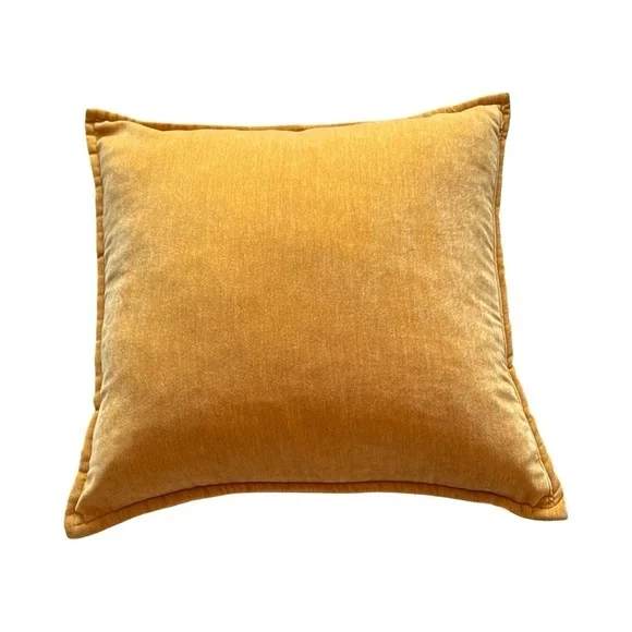 Golden Chenille Accent Pillow