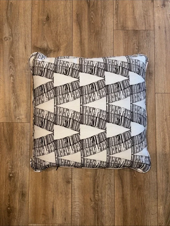 Black & White Throw Pillow