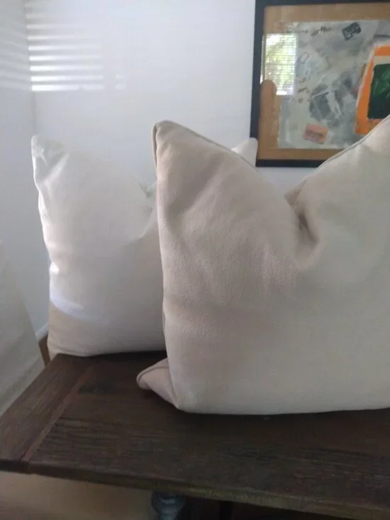 Ralph Lauren pillow with feather insert