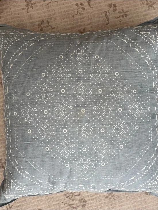 Serena & Lily Light Blue Linen Pillowcase