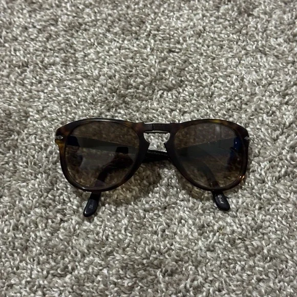 Persol 714 24/51 Original Pilot Havana Folding Sunglasses Steve McQueen
