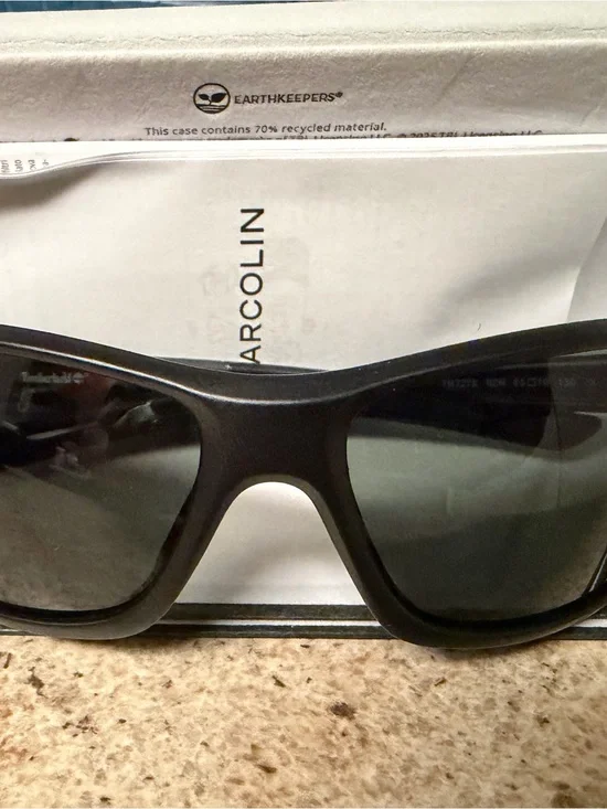 Timberland Black Sunglasses with Dark Lenses