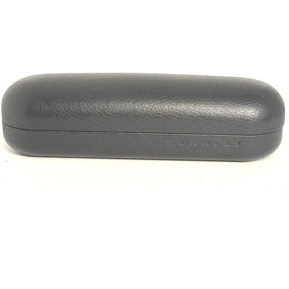 Oakley Black Hard Clamshell Eyeglasses Sunglasses Case Faux Leather‎ Logo