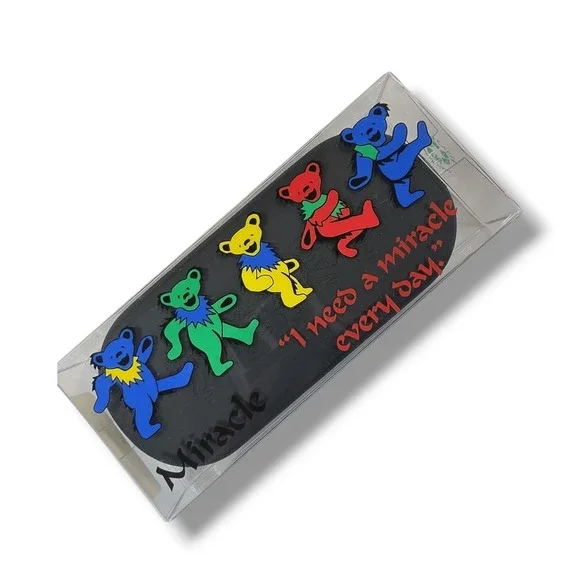 Vintage 1995 Grateful Dead Eyes Of The World‎ Sunglasses Miracle Black (Gold)