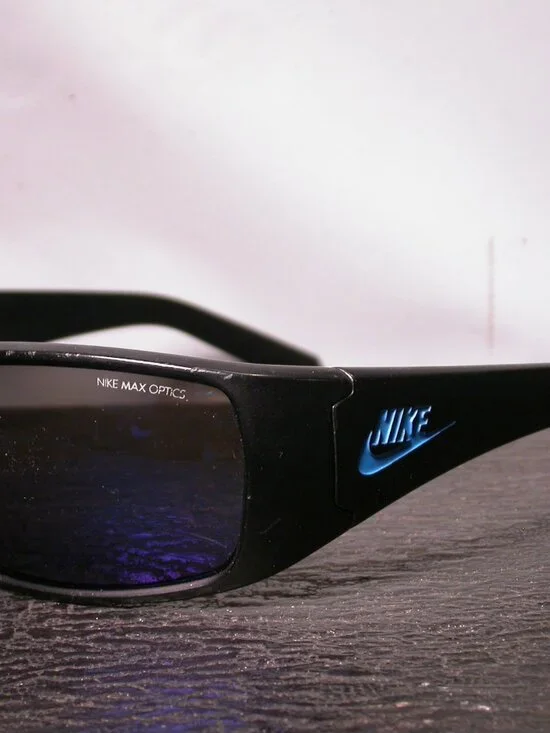 Nike Grind Matte Black and Blue Sporty Sunglasses FRAME ONLY