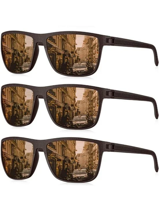 Lightweight Polarized Sunglasses for Men - UV Protection for Driving, Fishing
