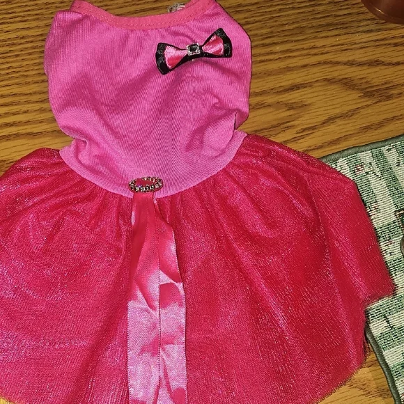 Hot Pink Dog Dress Size XSMALL