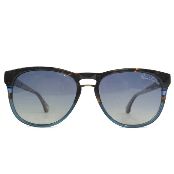 Robert Graham Sunglasses WARREN TOR Tortoise Blue Frames w/ Blue Gradient Lenses