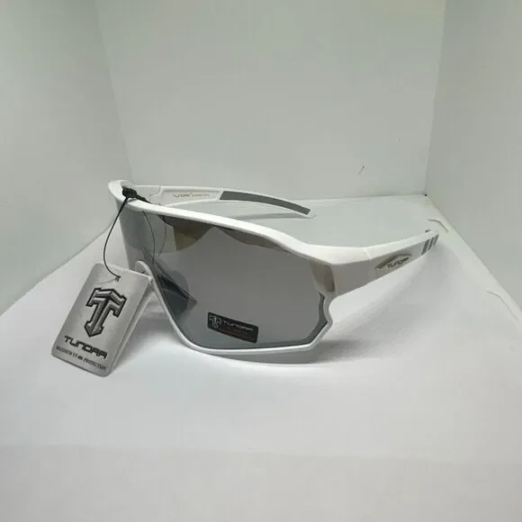 Tundra Wraparound Shield Sunglasses UV400 Mirrored Sport Style