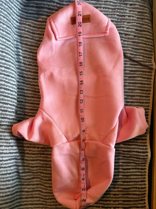 2 Small Dog Hoodies Pink & Purple