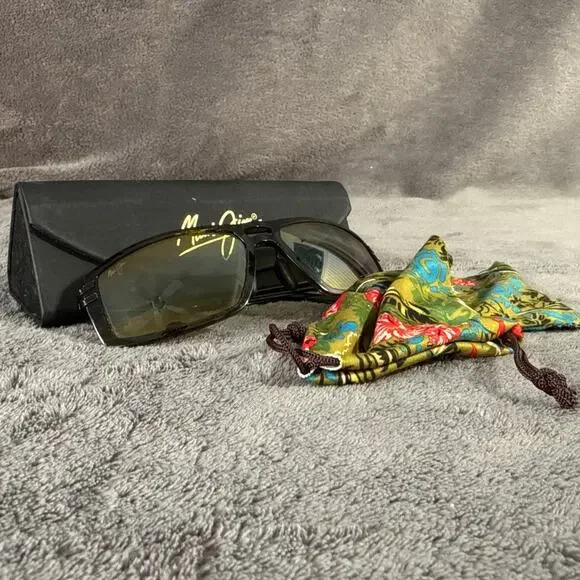 Maui Jim Malihini STG-BG MJ702-15C ( 59 17-140 ) Sunglasses 100% Italy